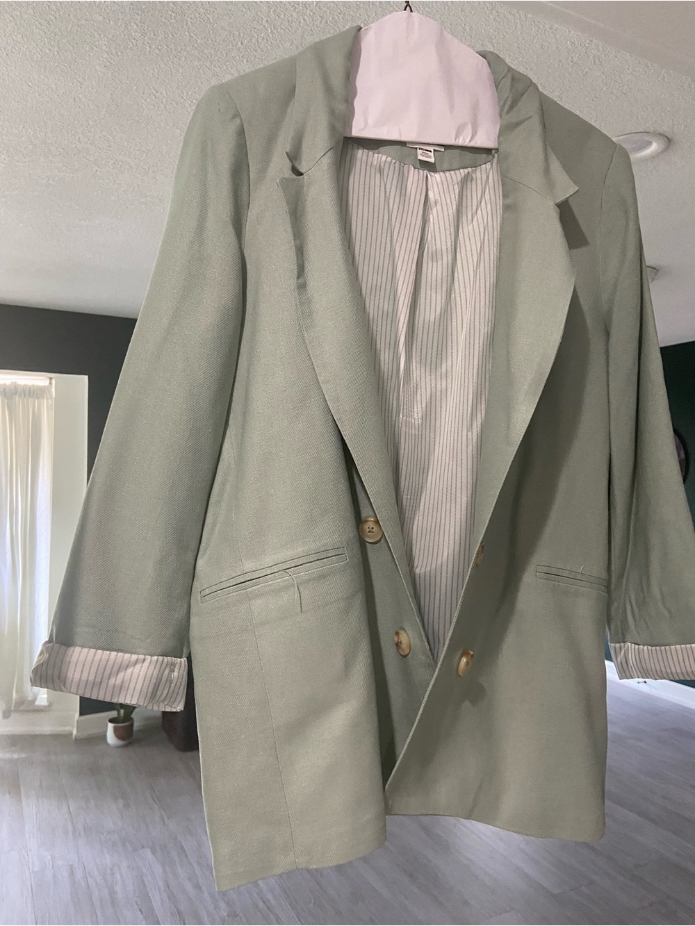 Jules & Leopold Light Mint Green Blazer Jacket